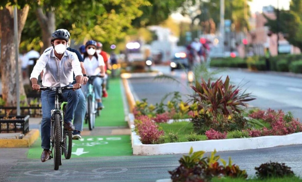 Se va a mantener la ciclovía de Paseo de Montejo