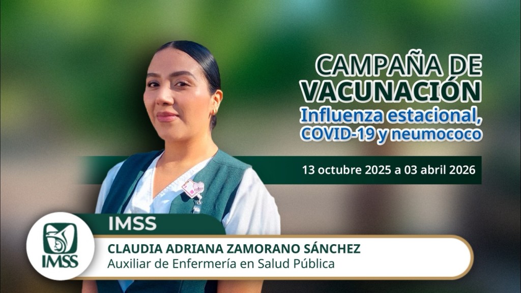Llama IMSS Yucatán a vacunación contra influenza, COVID-19 y Neumococo para temporada invernal 2025-2026
