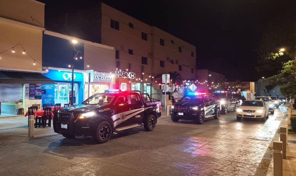 Previo al Buen Fin, la policía custodia las calles de Tizimín