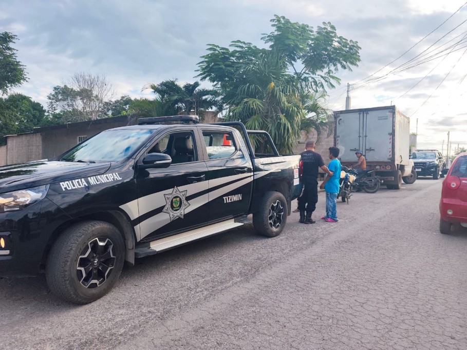 Su hijo le robó el celular y solicitó que lo detengan, en Tizimín