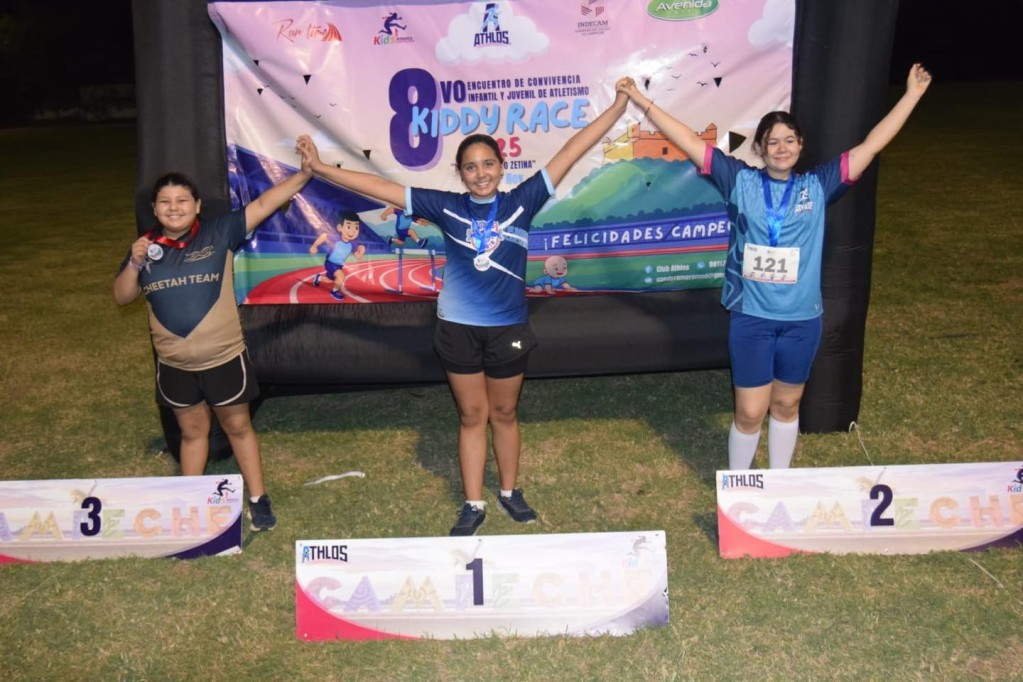 Los atletas tizimileños destacan en la Kiddy Race 2025