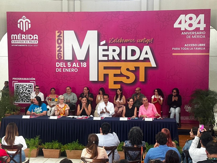 Anuncian gran programación para el Mérida Fest