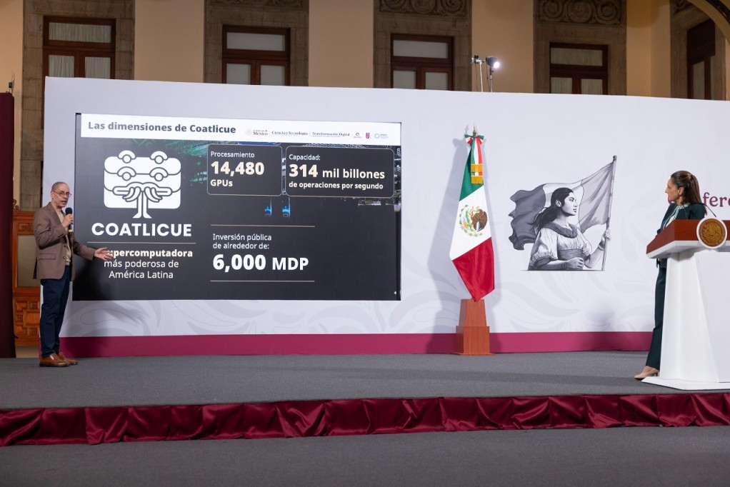 Presenta Claudia Sheinbaum “Coatlicue”, la supercomputadora del pueblo de México y la más poderosa de América Latina