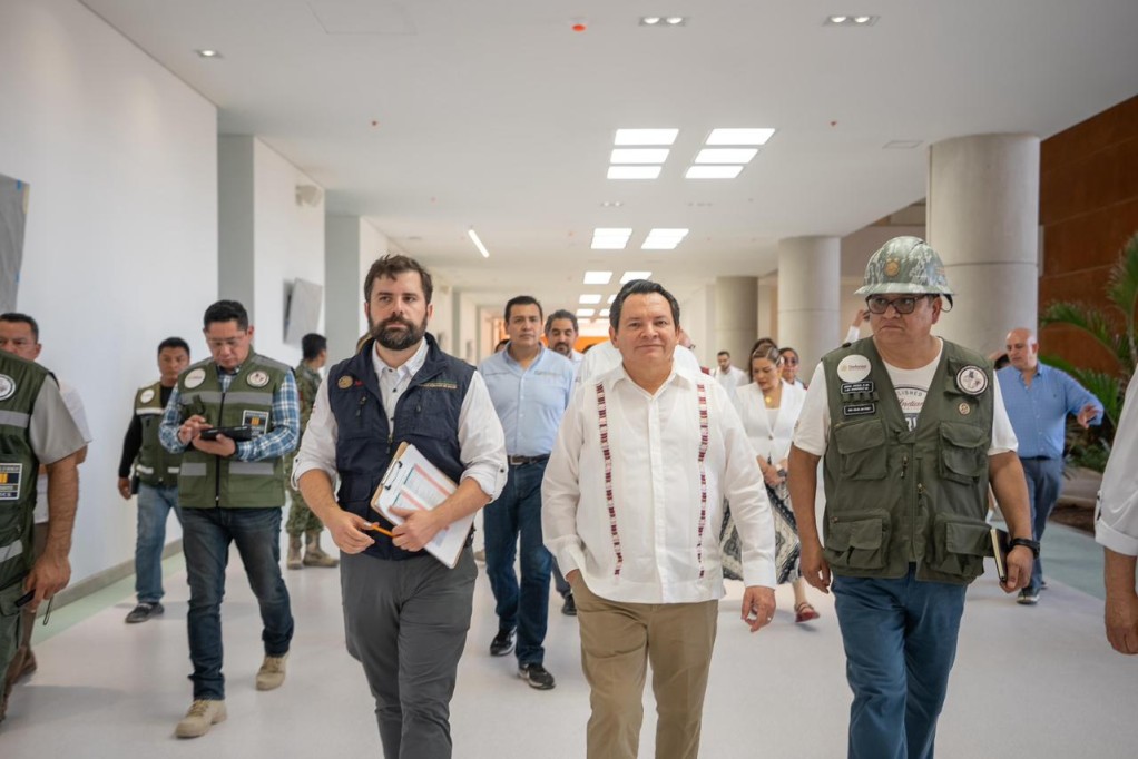 Supervisan avances del nuevo Hospital General IMSS-Bienestar “Dr. Agustín O’Horán”
