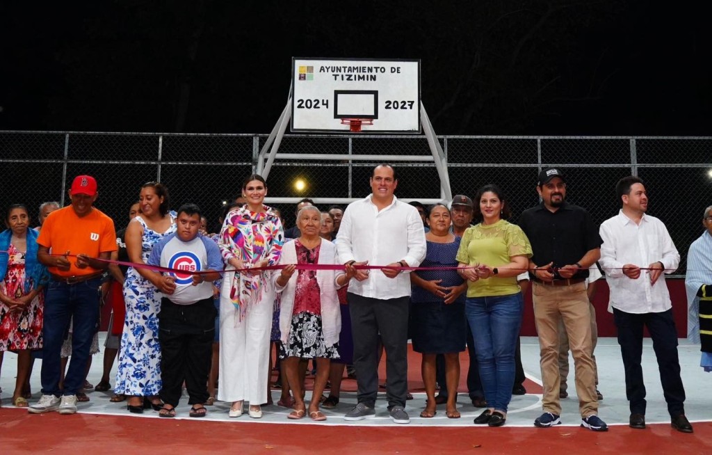 Los habitantes de Chan San Antonio ya disfrutan de su domo