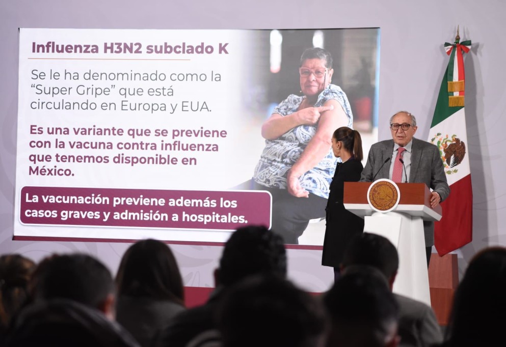 “México tiene suficientes vacunas para hacerle frente a la denominada super gripe”: secretario de Salud