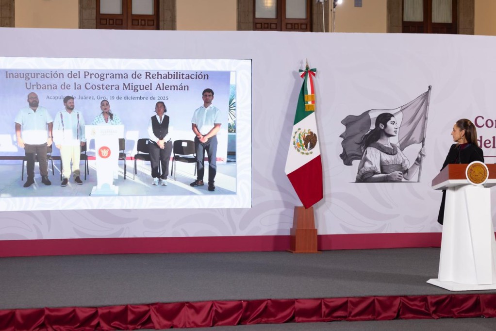 Encabeza Claudia Sheinbaum inauguración de la rehabilitación urbana de la Costera Miguel Alemán, en Acapulco
