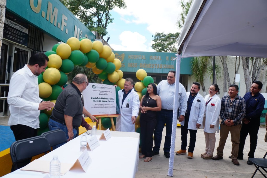 Cumple UMF N° 31 del IMSS Yucatán 30 años de servicio al derechohabiente