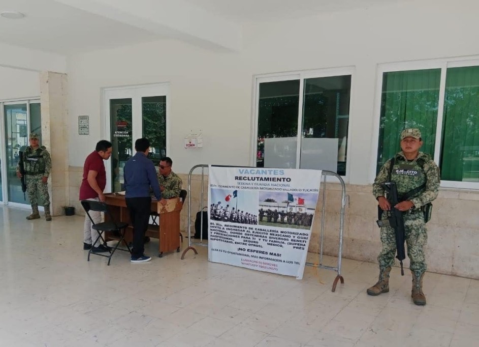 La Sedena inicia fase de reclutamiento en Tizimín