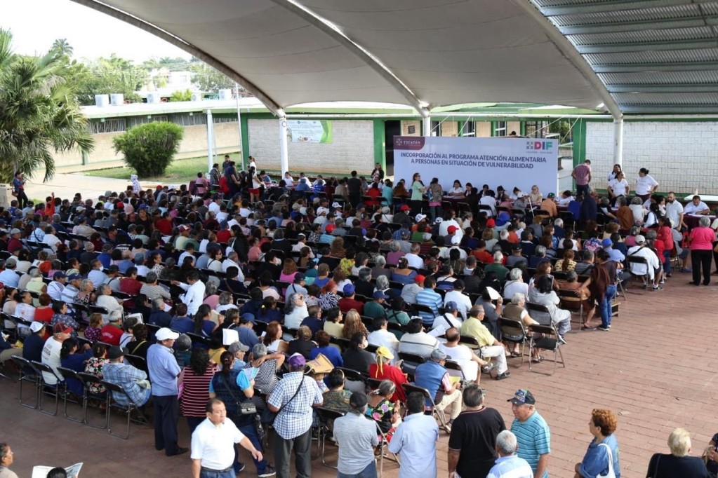 Inicia DIF Yucatán inscripciones del Programa de Atención Alimentaria para Personas en Situación de Vulnerabilidad