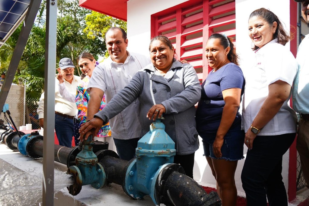 Dzonot Carretero cuenta con electrificación híbrida para abastecimiento de agua