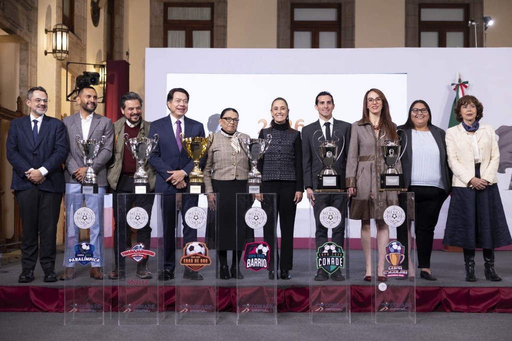 Presenta Rommel Pacheco en “La Mañanera” el Sistema Nacional de Copas de Fútbol 2026