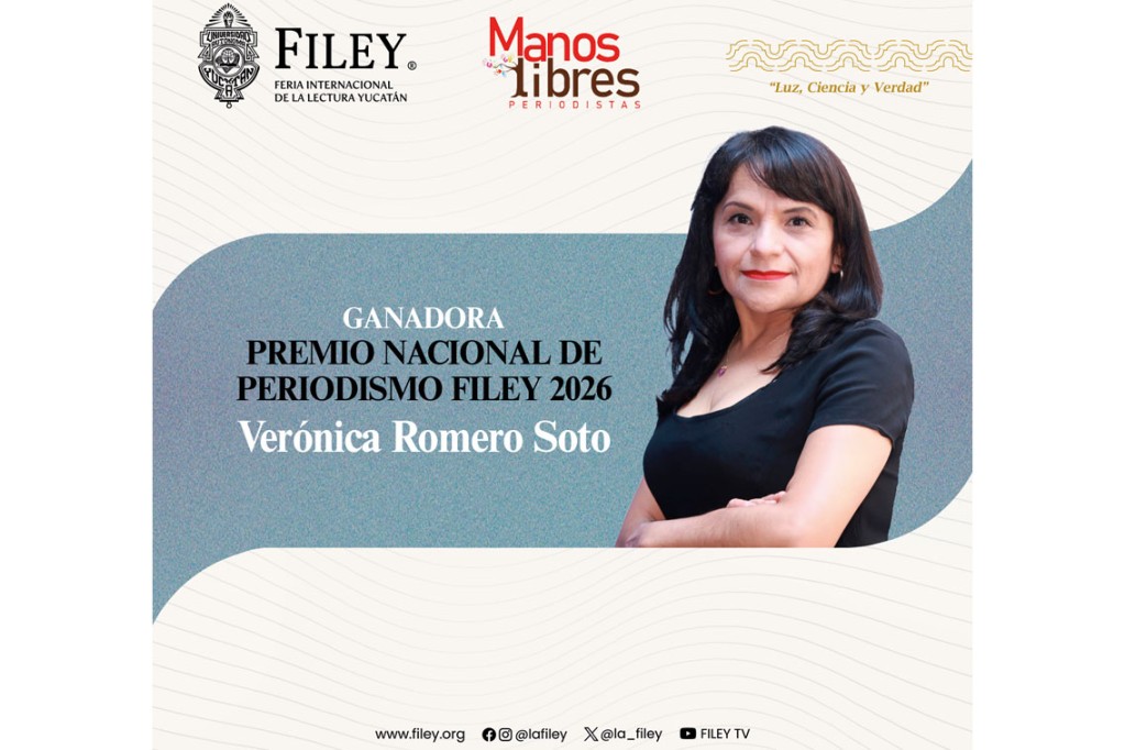 Eligen a Verónica Romero ganadora del Premio Nacional de Periodismo Filey 2026