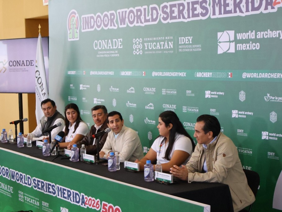 Gobernador Díaz Mena y Rommel Pacheco traen a Yucatán la Serie Mundial de Tiro con Arco Bajo Techo 2026