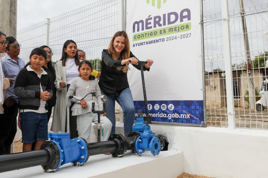 Fortalecen derecho al agua potable en el sur de Mérida