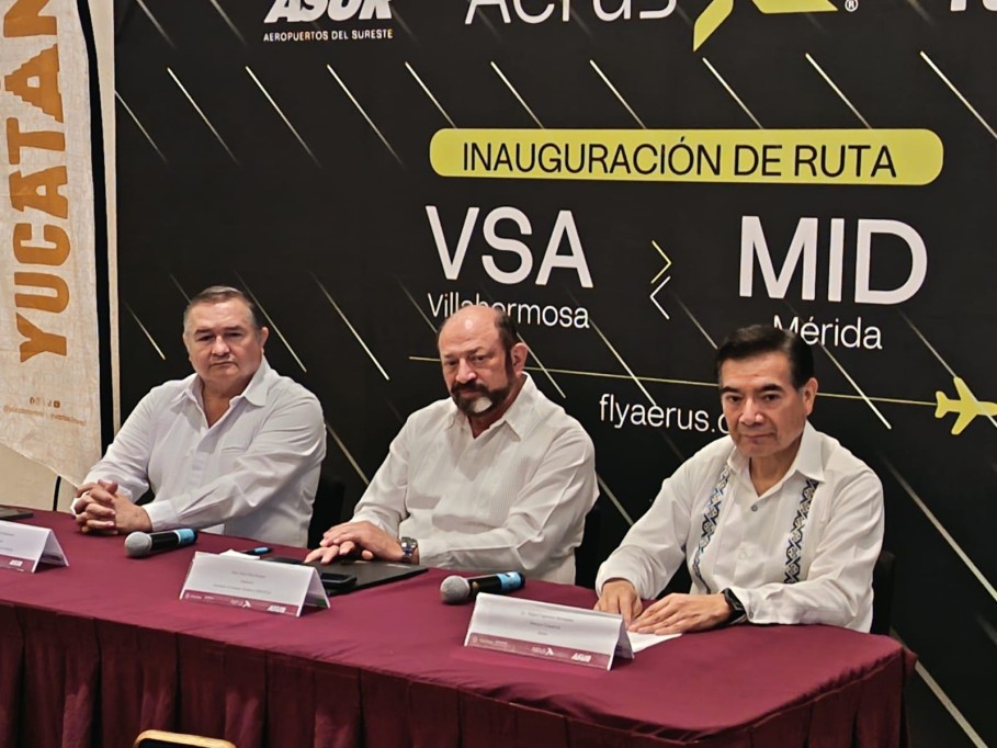 Cubrirá nuevo vuelo la ruta Villahermosa-Merida