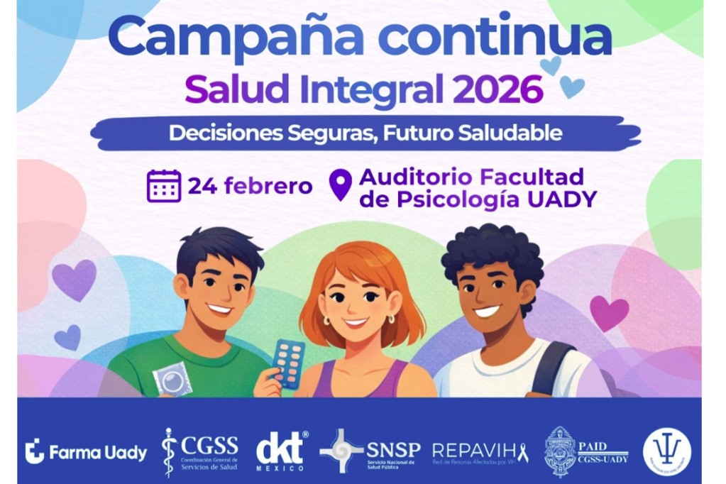Impulsa UADY Campaña de Salud Integral 2026, para promover el autocuidado y la prevención
