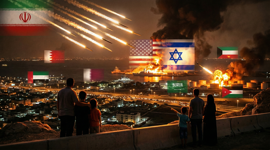 Contraofensiva militar simultánea iraní contra 8 países