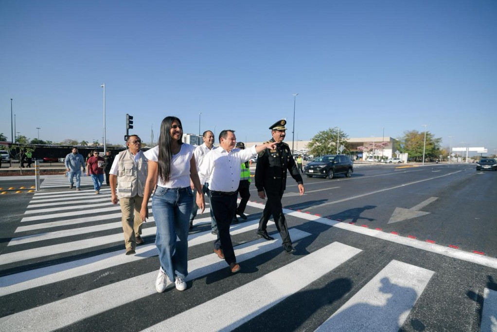 Gobernador entrega obras de modernización vial en City Center