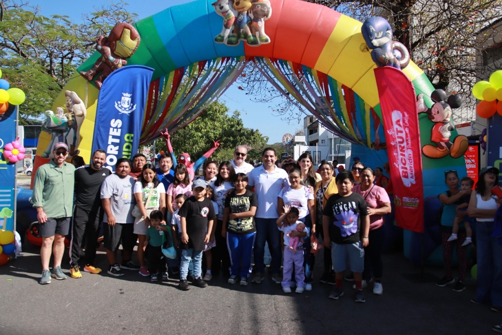 Biciruta Mérida inaugura la Biciescuela y nueva imagen, con respaldo de la iniciativa privada