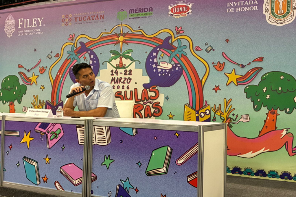 Explica especialista el calendario maya, durante conferencia en FILEY 2026