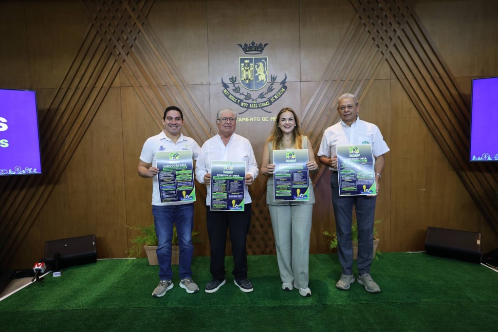 Presenta Cecilia Patrón el proyecto “Mérida entre gol y gol”