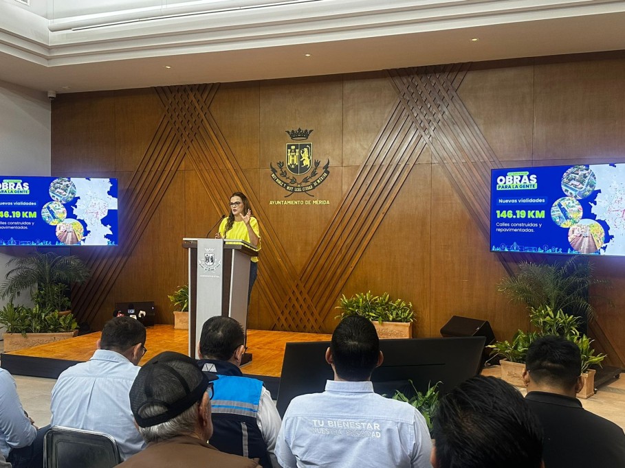 El ayuntamiento ha invertido más de mil 100 MDP en obra pública, para transformar Mérida