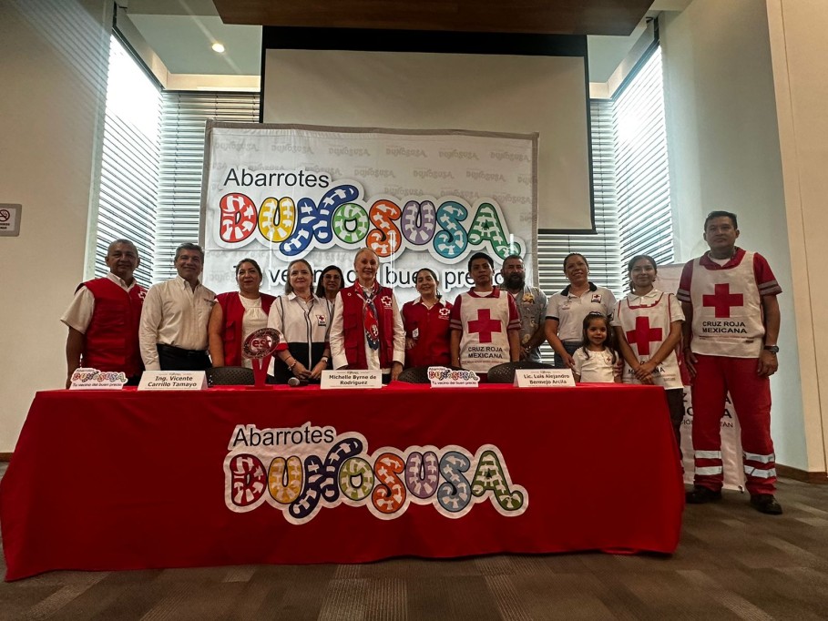 Inicia campaña de redondeo en Dunosusa a beneficio de la Cruz Roja Yucatán