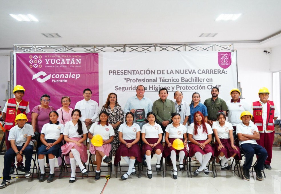 Presentan nueva carrera técnica en el Conalep Tizimín