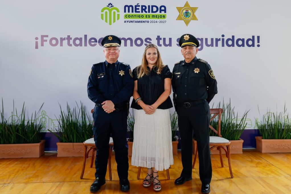 Concretan relevo en la Dirección de la Policía Municipal de Mérida