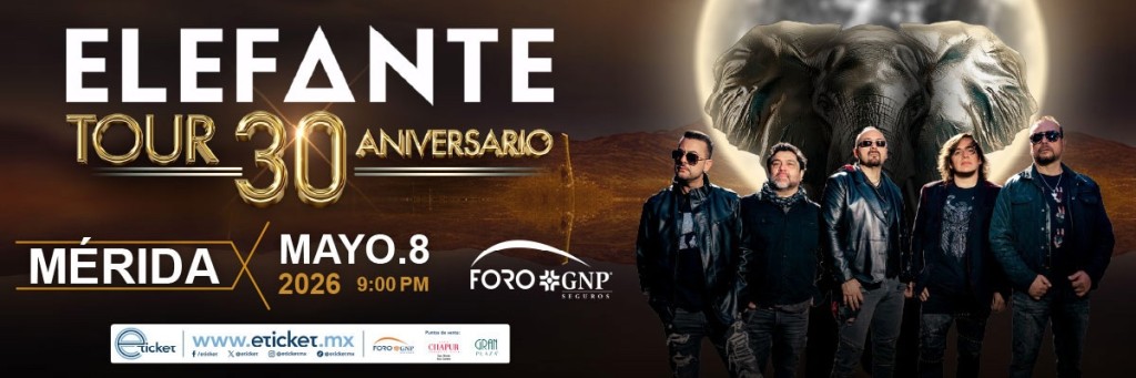 Llega Elefante al Foro GNP Seguros, en Mérida