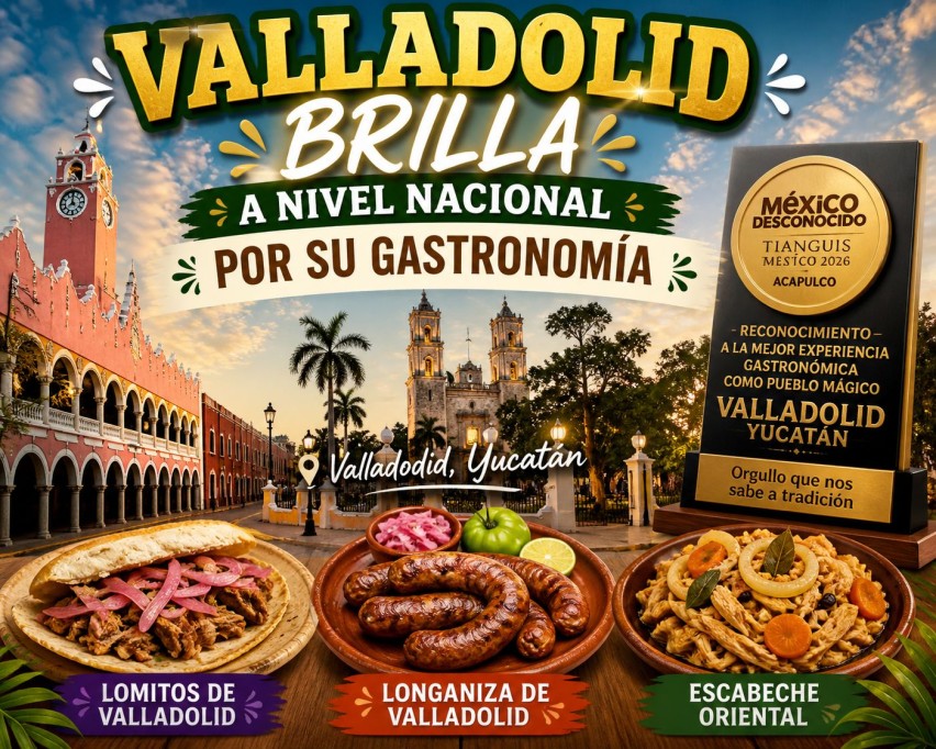 Premian a la Sultana de Oriente como destino con mejor gastronomía