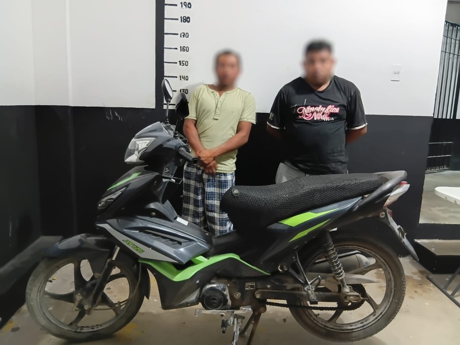 Le robaron la moto sus vecinos, denunció y la recuperó, en Tizimín