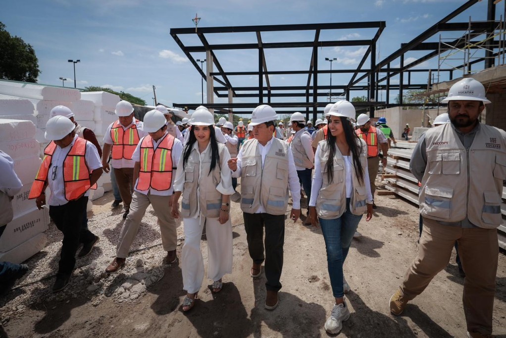 Avanza construcción del Centro Renacimiento Ka’siijil, en Izamal