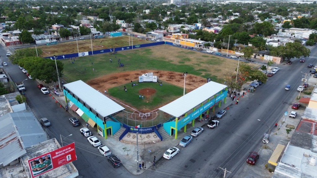 Renovarán alumbrado de 121 campos deportivos en Mérida con tecnología LED