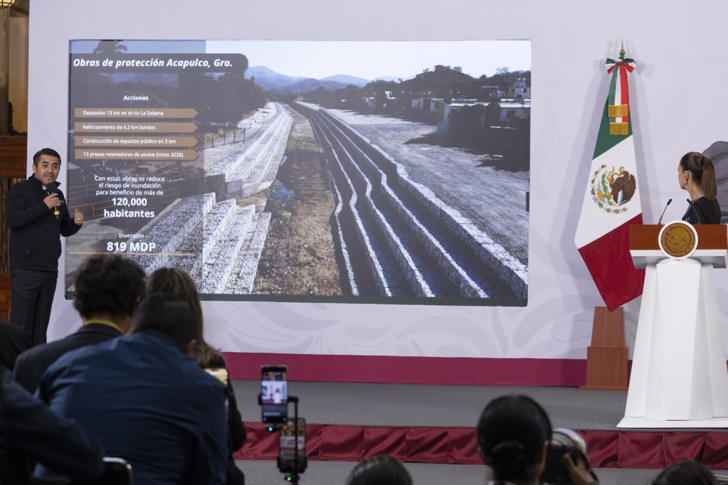 Se destinan cerca de 12 mil mdp para evitar inundaciones: Sheinbaum Pardo