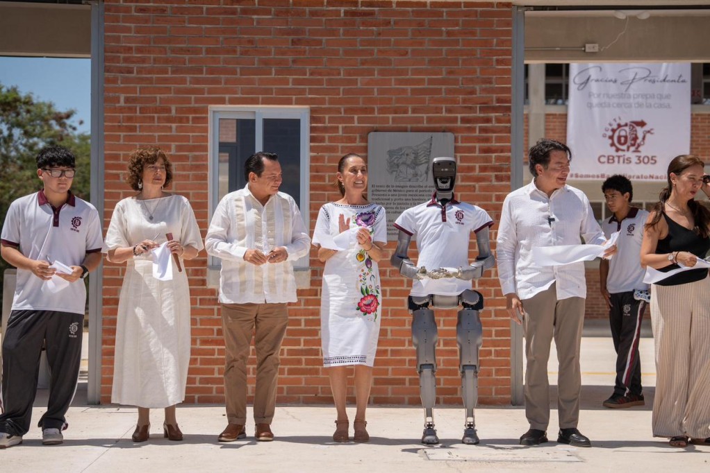 Presidenta Sheinbaum y gobernador Huacho Díaz impulsan educación tecnológica con nuevo CBTis en Ciudad Caucel