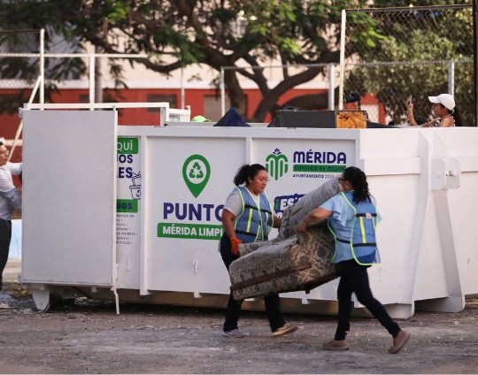 Anuncian expansión de los puntos Mérida Limpia