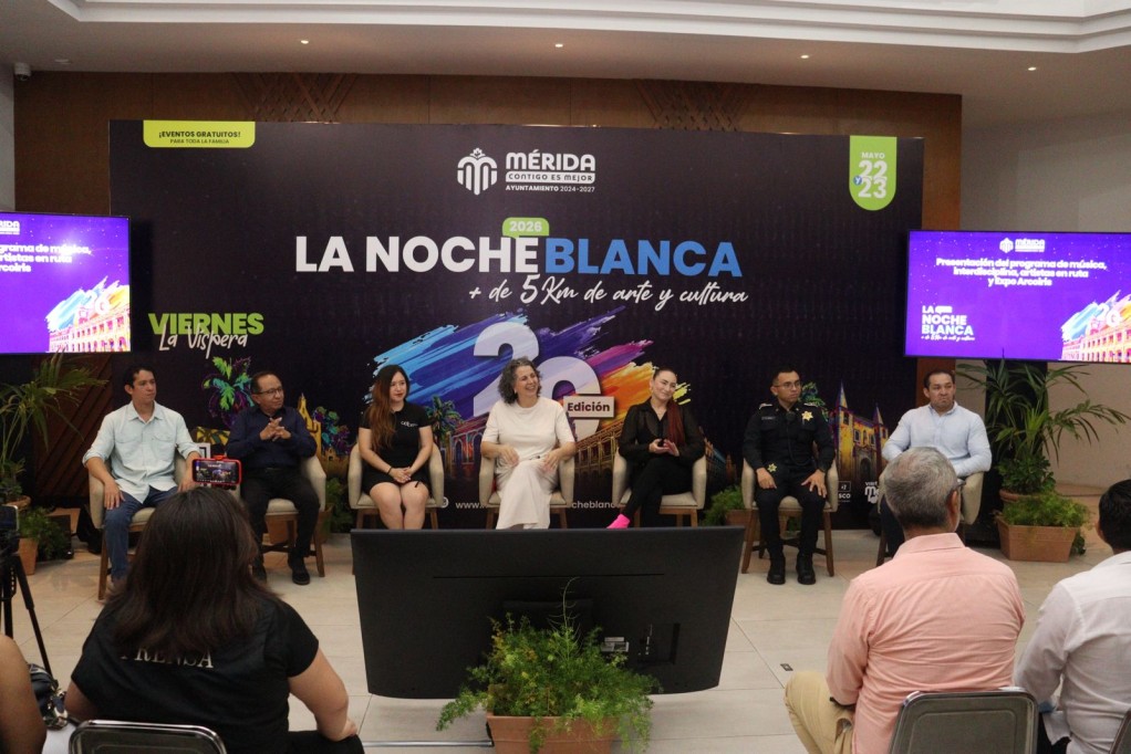 Todo listo para recorrer más de 5 Km de arte y cultura, en La Noche Blanca