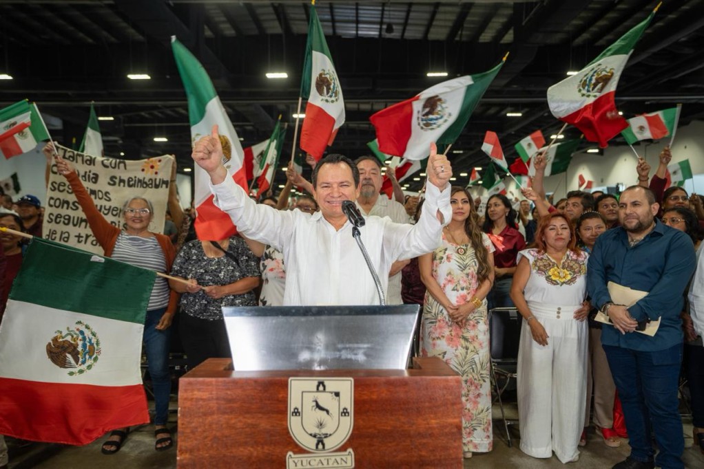 Avanza Yucatán con el Renacimiento Maya, a dos años del triunfo histórico de la presidenta Claudia Sheinbaum
