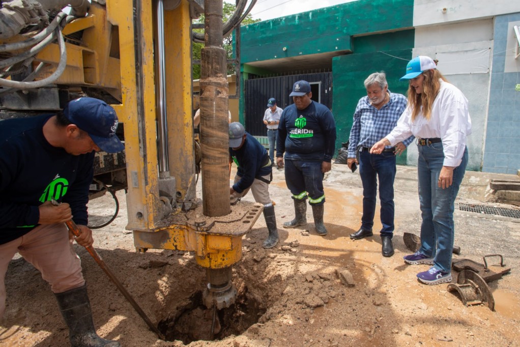 Avanza Mérida con la construcción de nuevos pozos