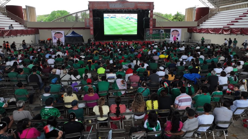 Registran saldo blanco y convivencia familiar durante el inicio de Zona Fan Yucatán del Mundial FIFA 2026