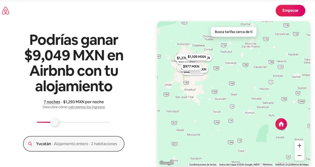 Van a regular la renta de habitaciones o casas por Airbnb
