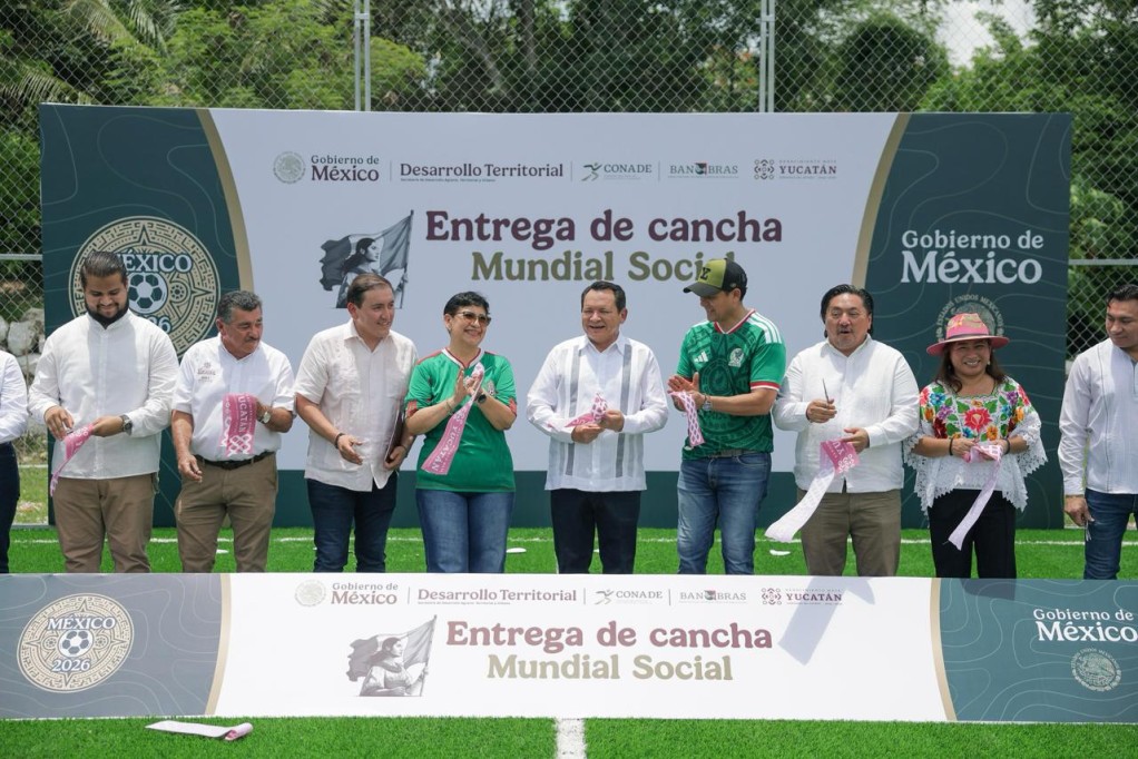 Llegó el Mundial Social del gobierno federal al municipio de Tecoh