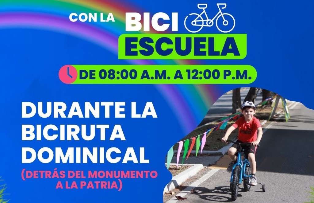 Aprenden decenas de niños a rodar cada semana en la Biciescuela