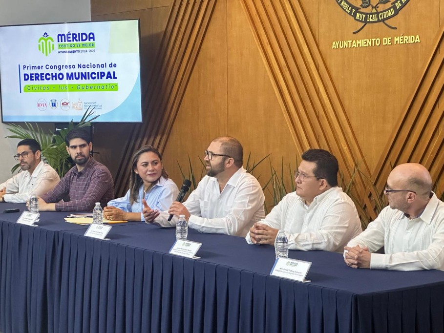 Anuncian el Primer Congreso Nacional de Derecho Municipal, en Mérida