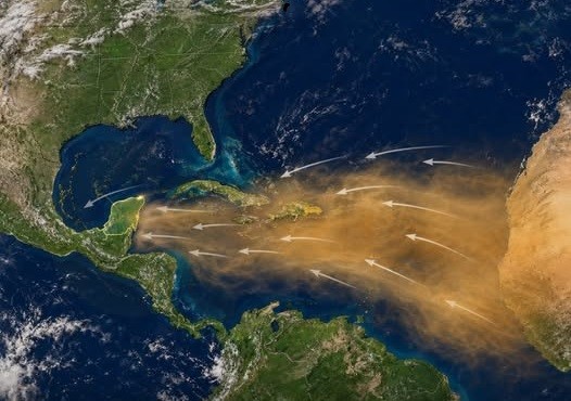 Llegará polvo del Sahara a Yucatán, del 16 al 18 de julio