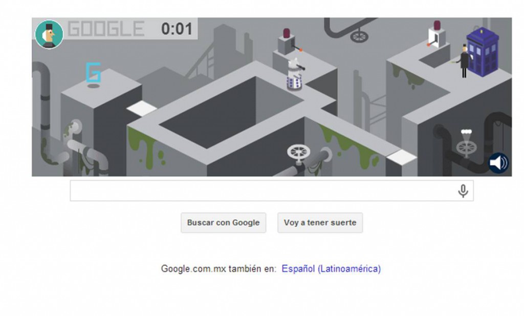 Google celebra al doctor Who con un doodle interactivo Google celebra al doctor Who con un doodle interactivo