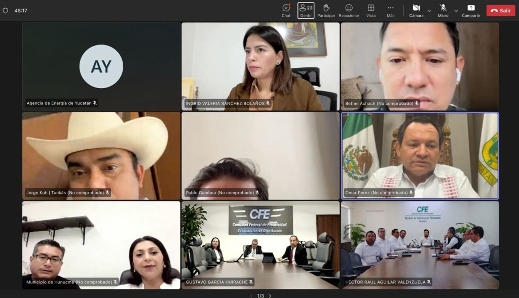 Encabeza Gobierno del Estado coordinación con la CFE