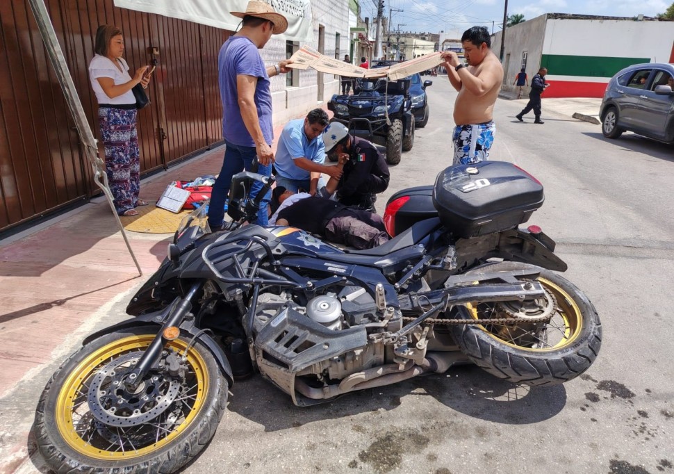 Chocan a oficial de Policía de Tizimín